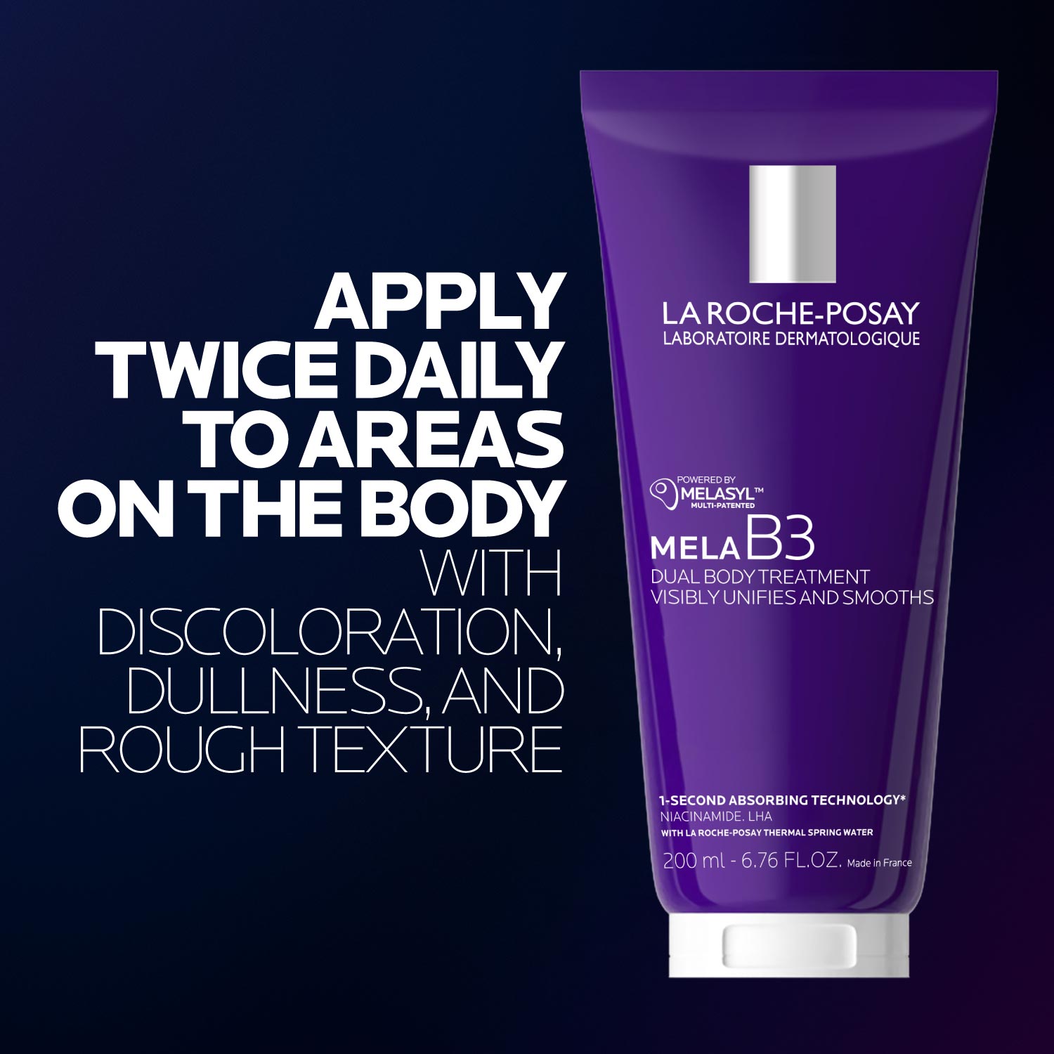 Mela B3 Dual Body Discoloration Treatment with Melasyl™