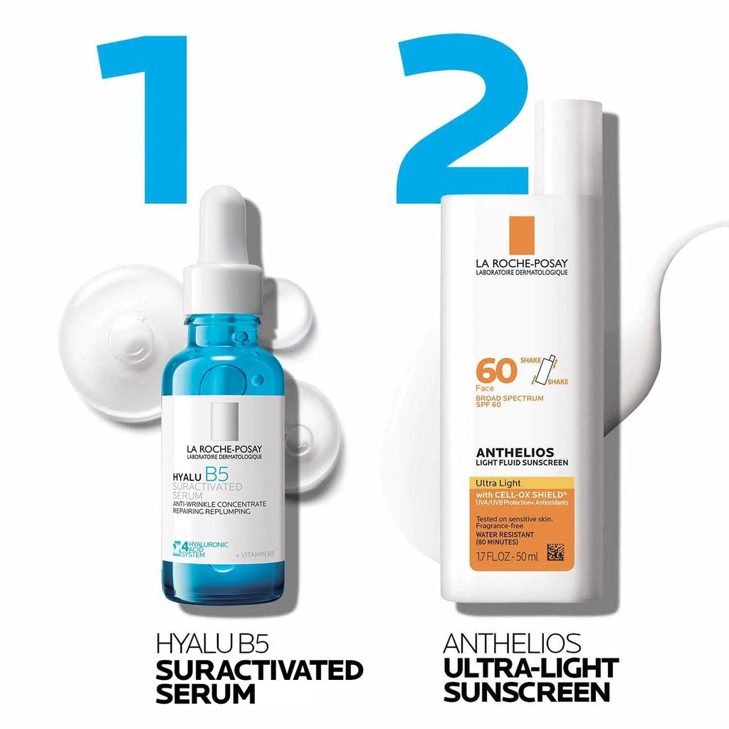 Hyalu B5 Serum & Anthelios Ultra-light Sunscreen SPF 60